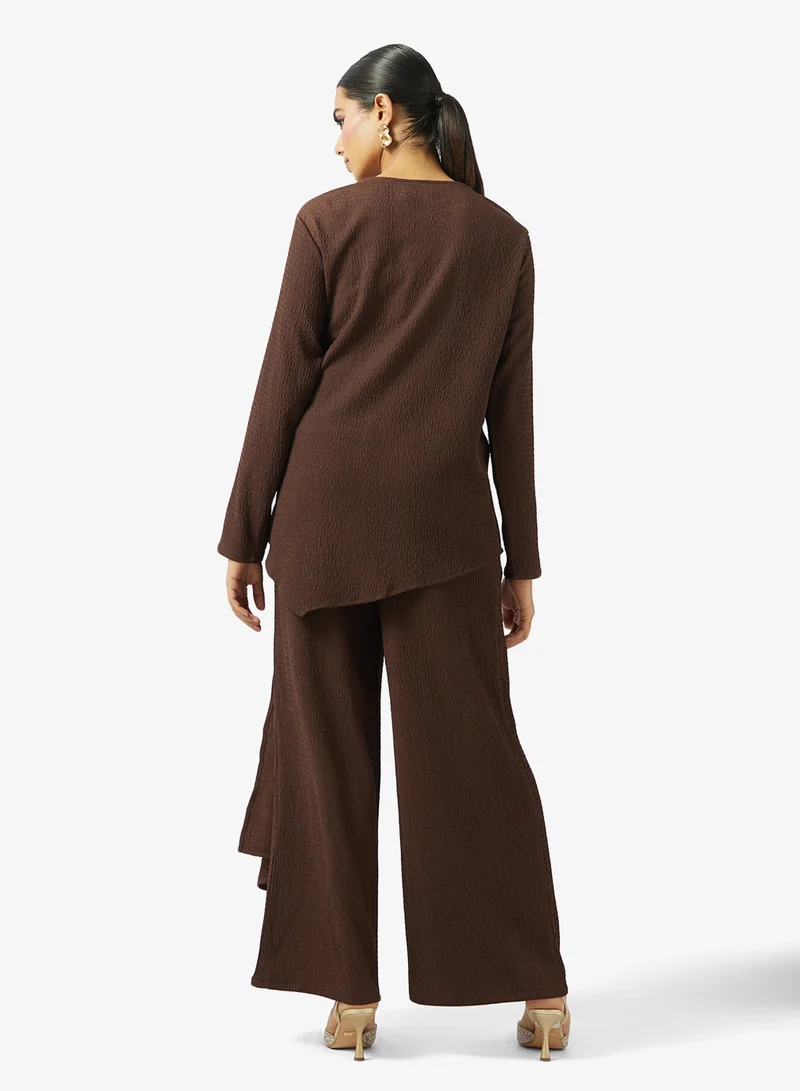 خزانة Wrap Top & Pant Set